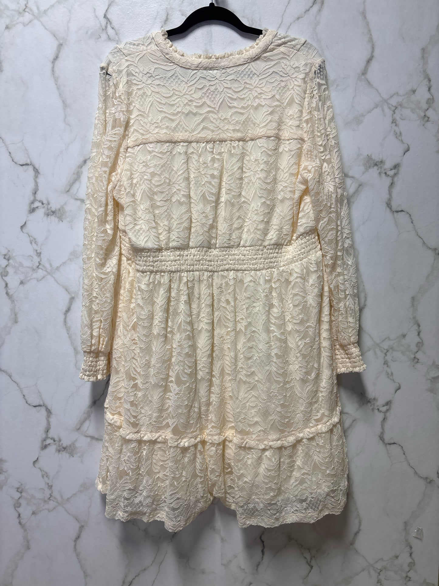 Size 2X Torrid White Lace Ladies Dress