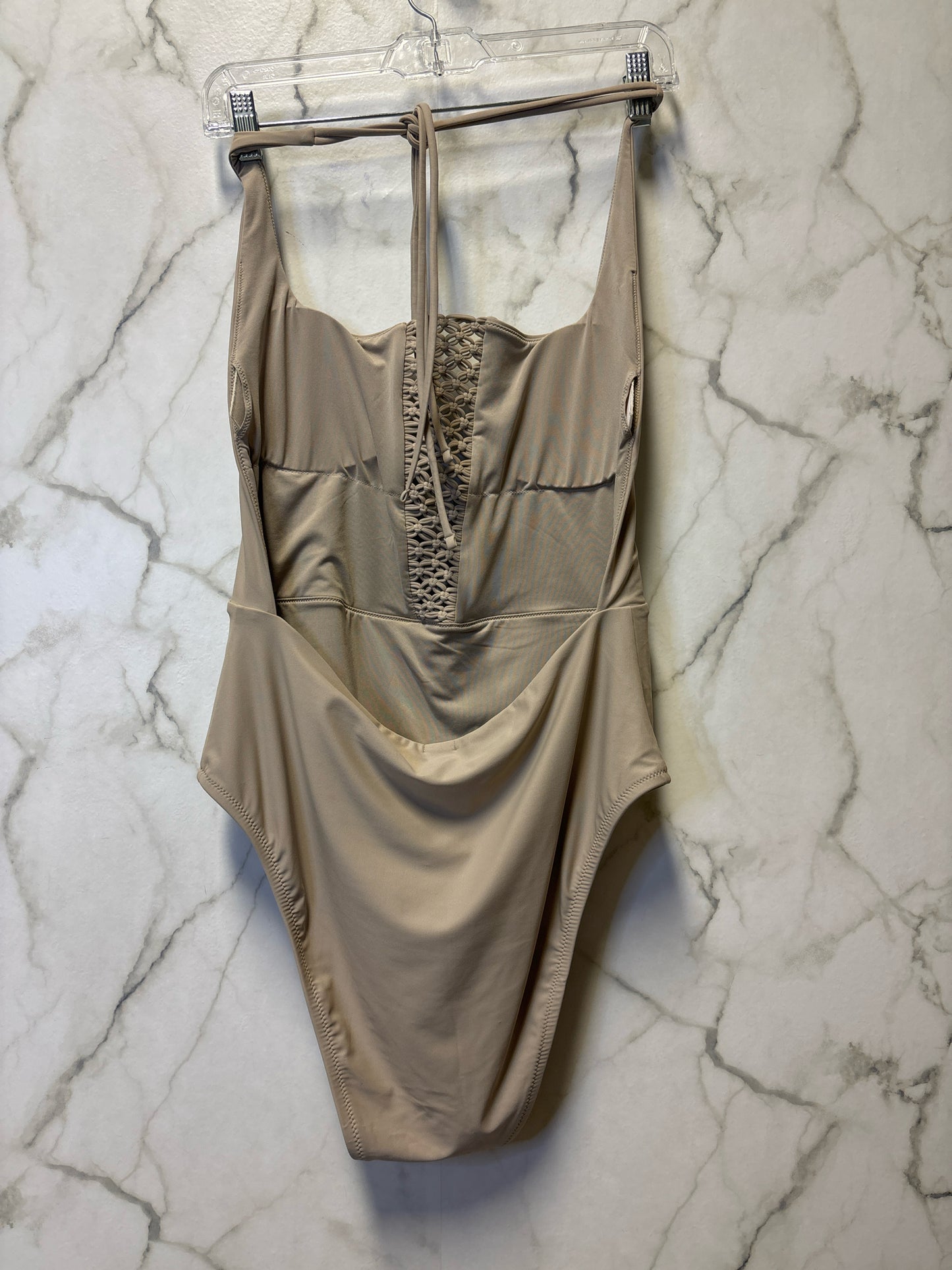 Size XL Aeri Taupe Brand New Ladies Bathingsuit