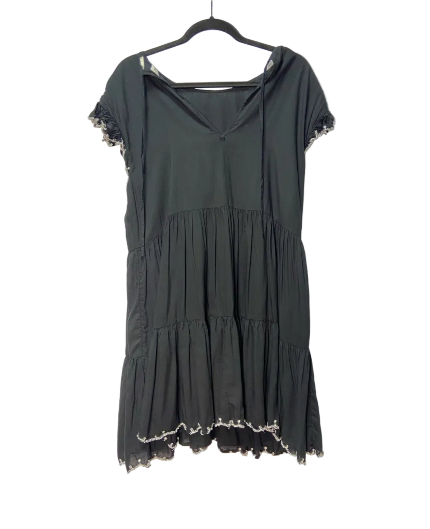 Size M Wilfred Black White Trim Ladies Dress