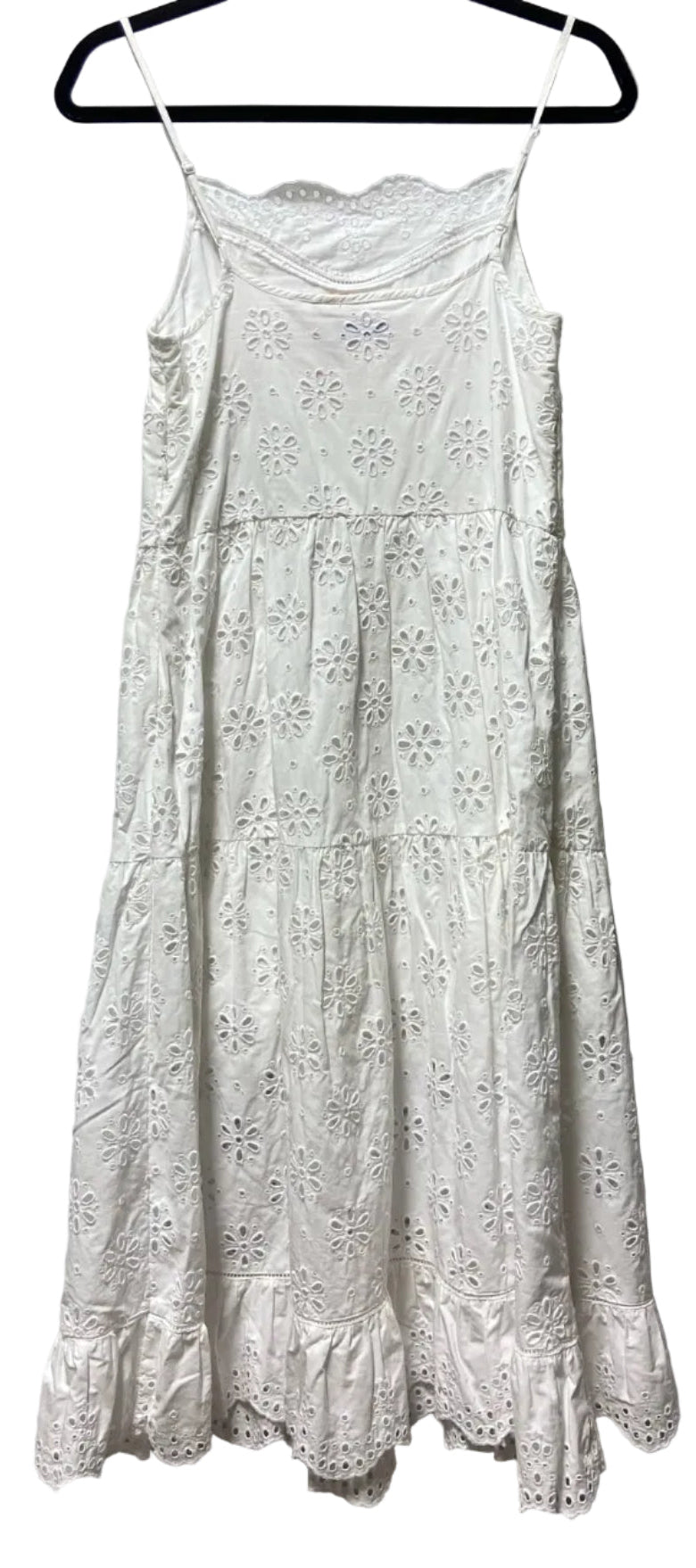 Size XS Little Moon White Eyelet Ladies Dress