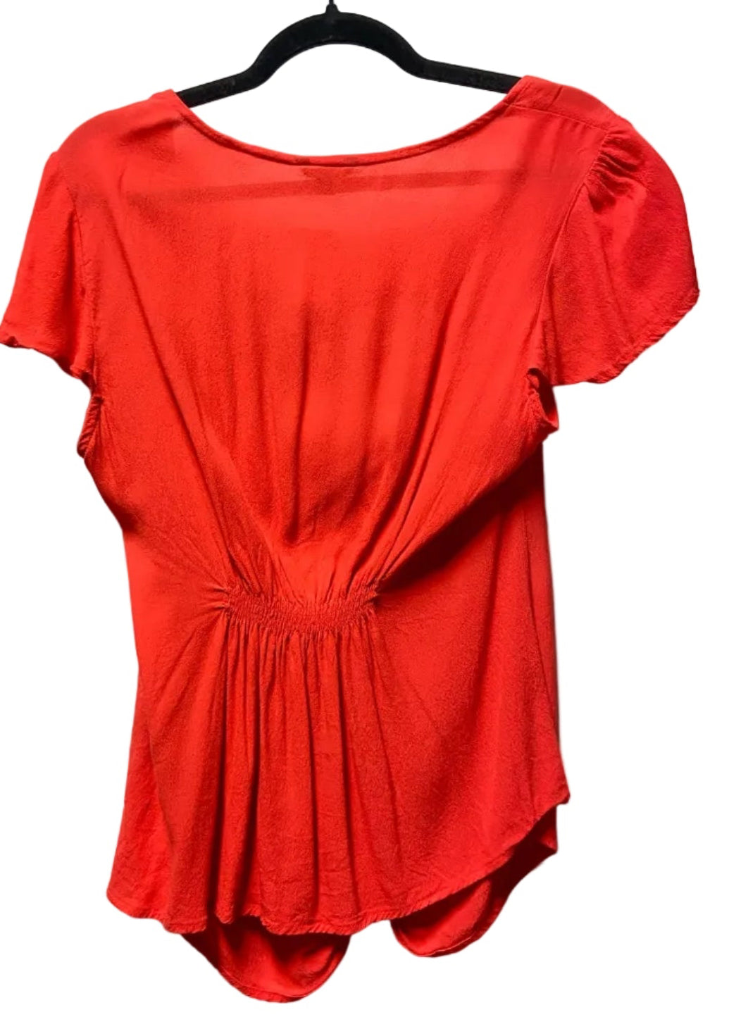 Size M Guess Red ruching Ladies Top