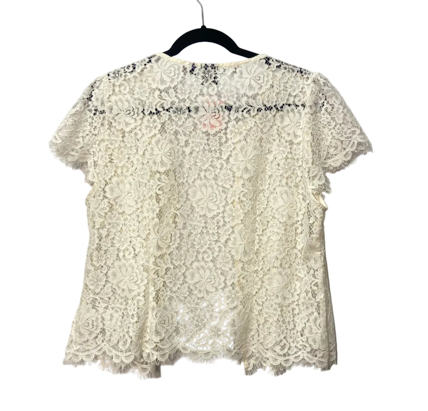 Size M Gap White Lace Ladies Top