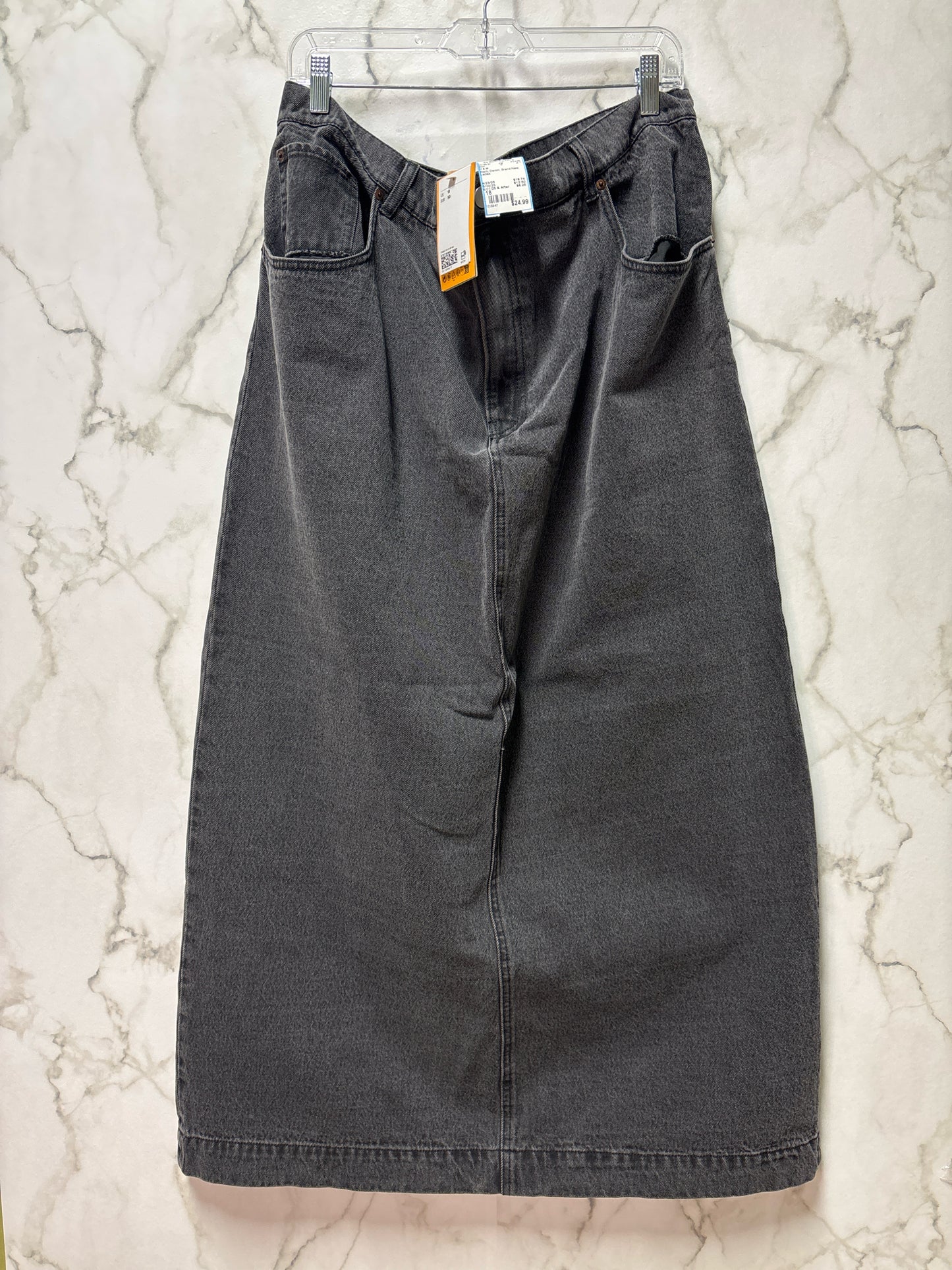 Size 18 H & M Black Denim Brand New Ladies Skirt