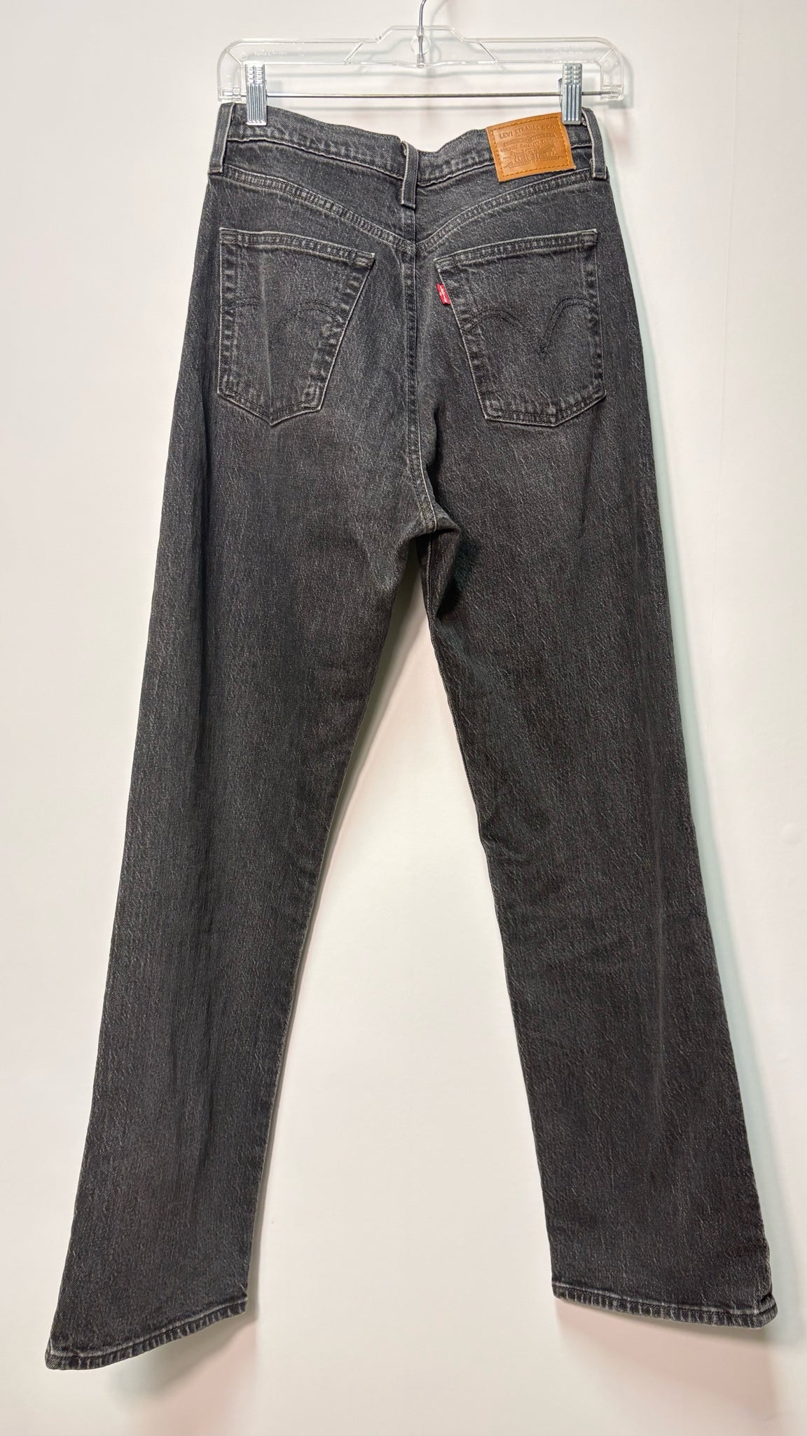 Size 27 Levis Black Denim Ladies Jeans