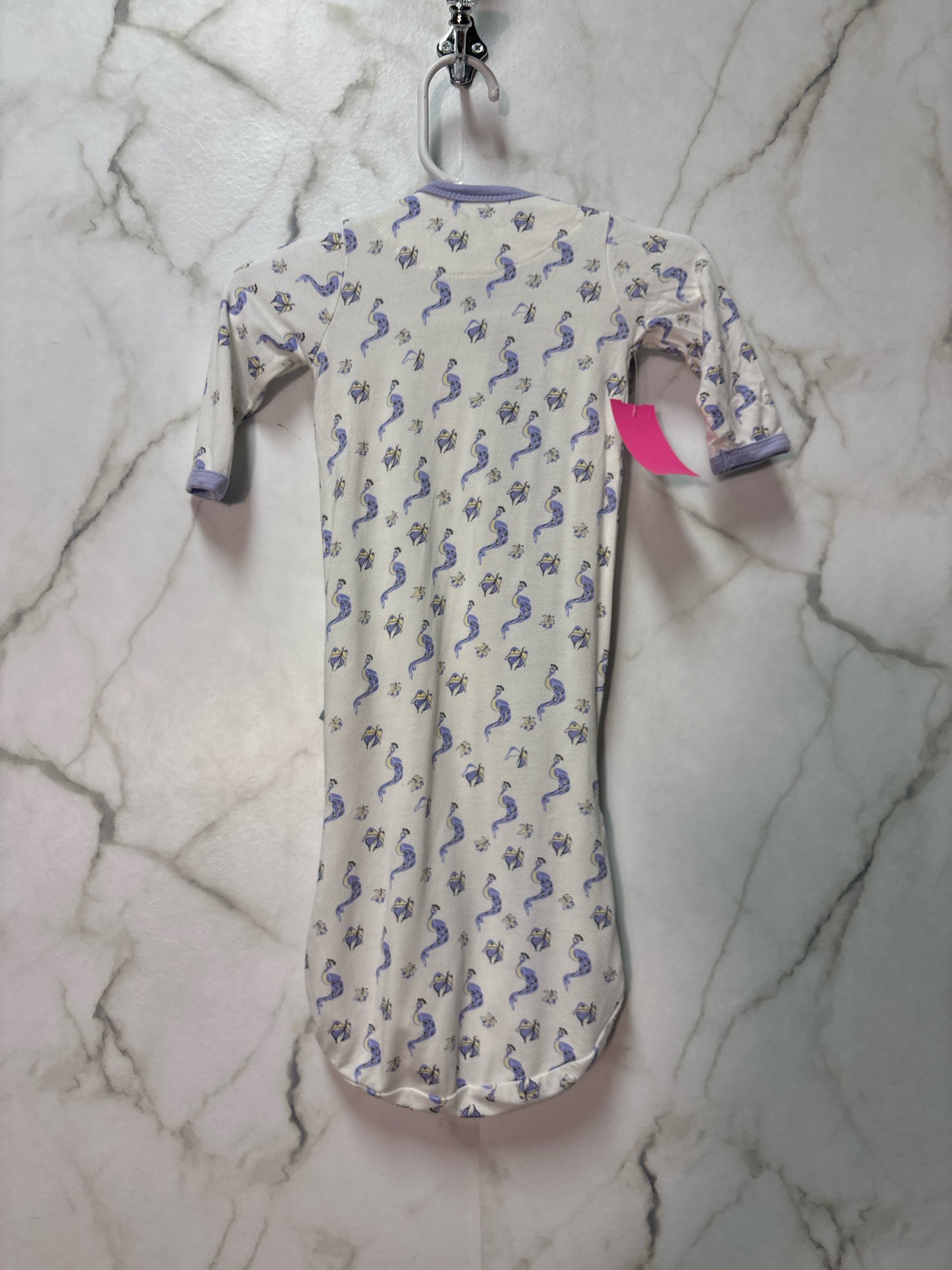 Size 0-3m Kyte Baby/Organic Purple White Onsie