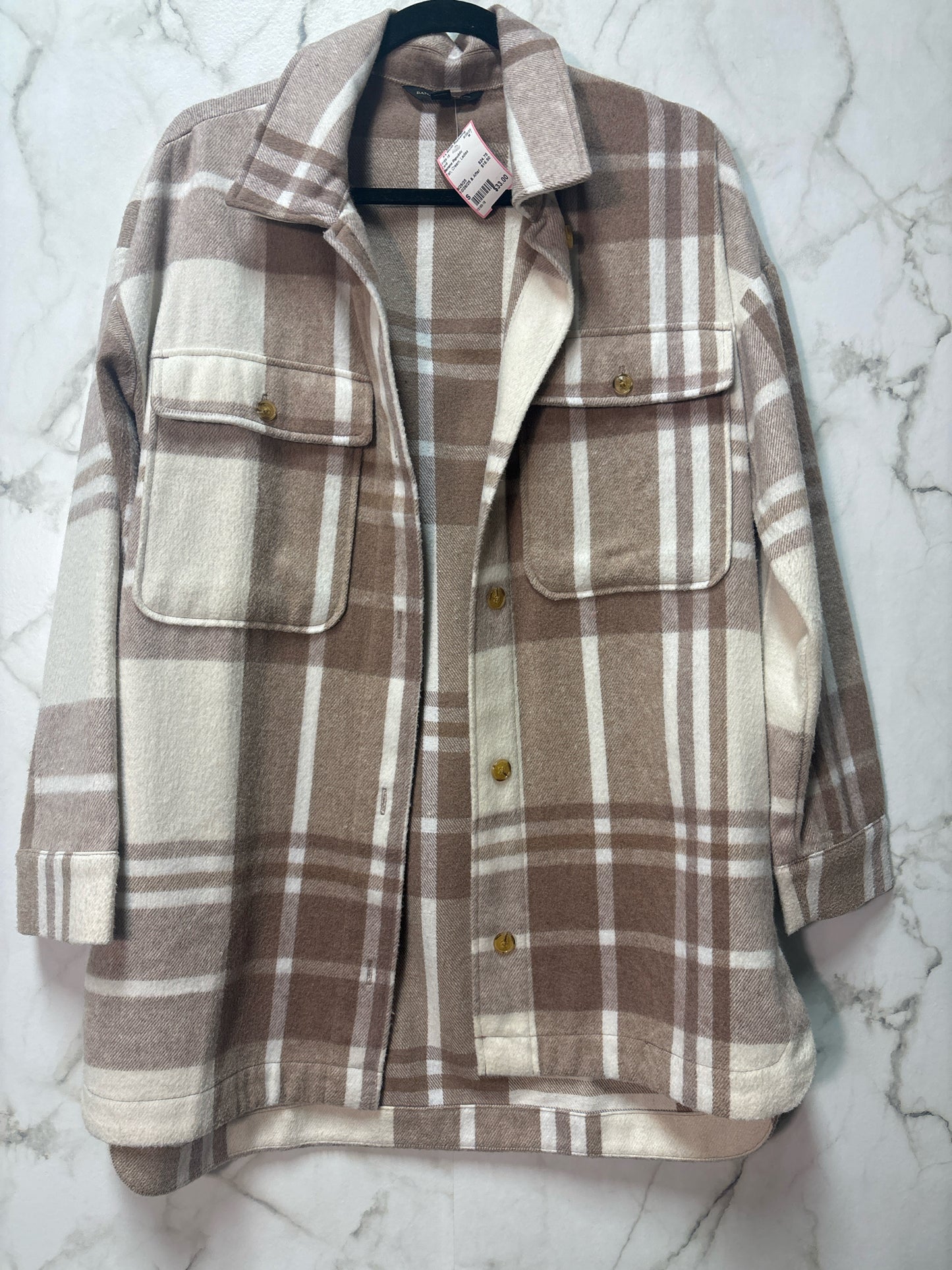 Size S Banana Republic Tan Cream Ladies Cardi
