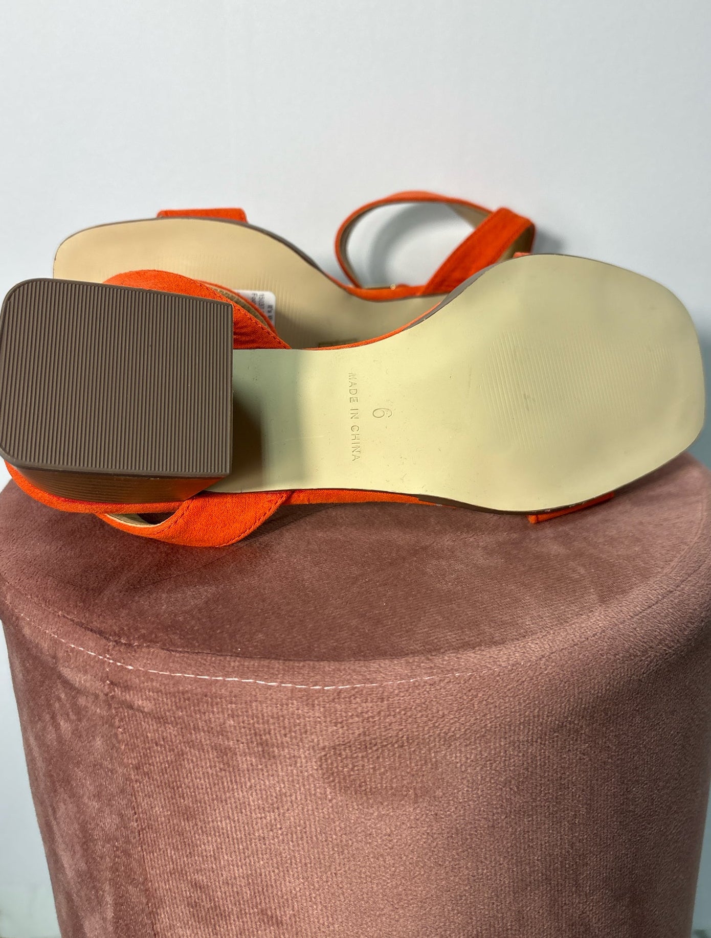 Orange Ladies Footwear/Ladies