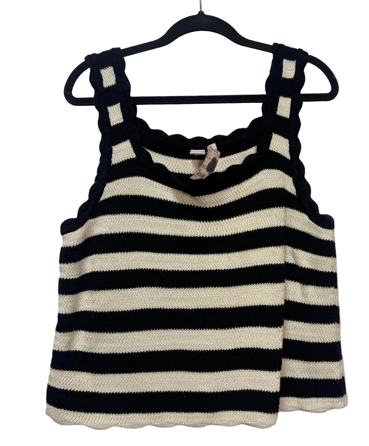 Size XL Gap Black White Stripe Ladies Top