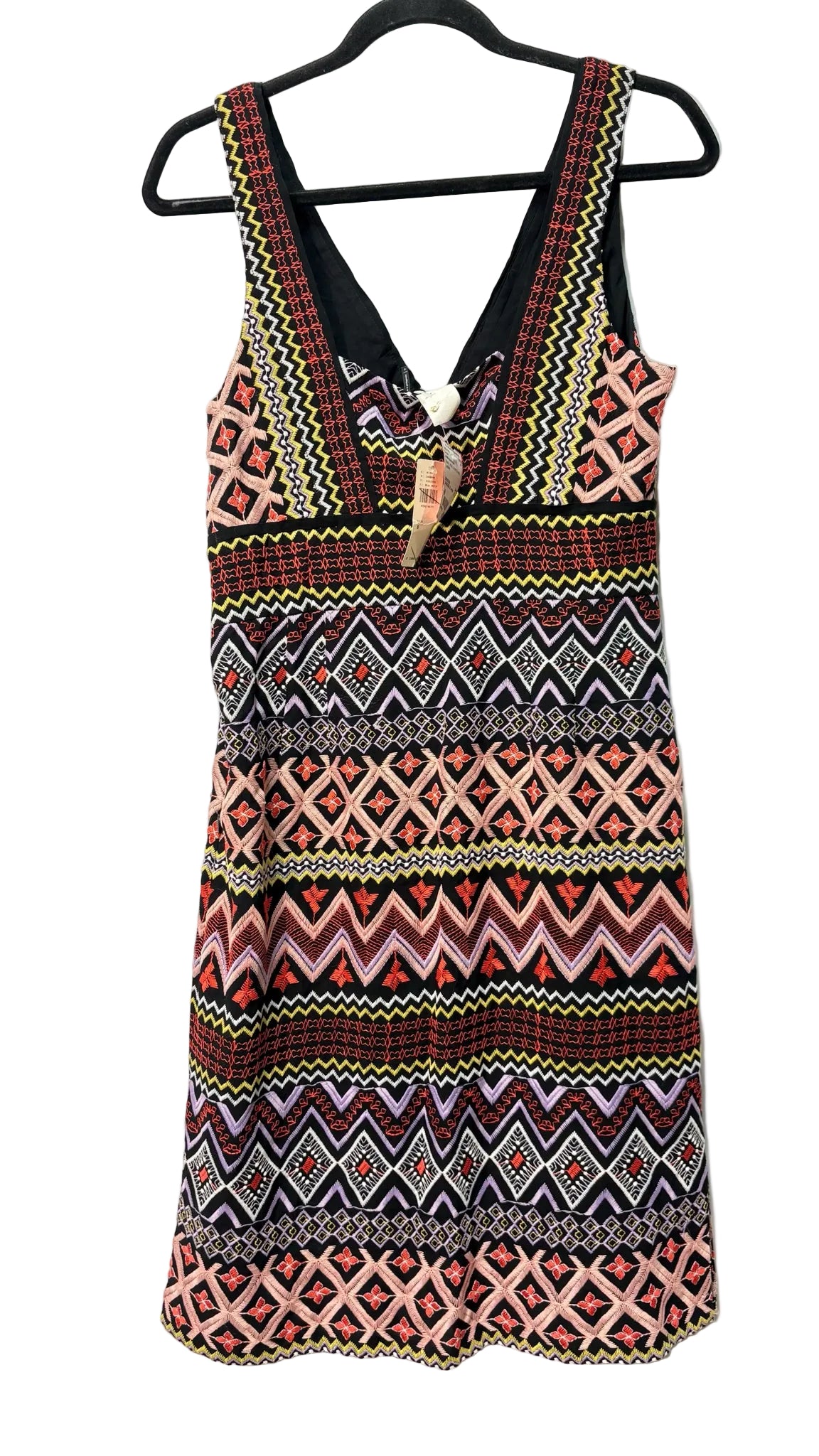Size 8 Anthropologie Black Multi Brand New Ladies Dress