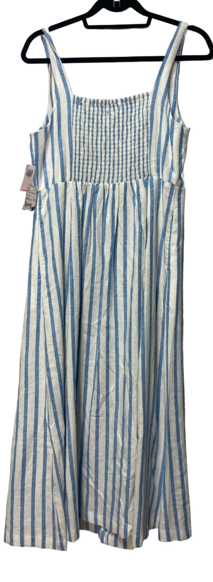 Size M Old Navy Blue White Stripe Ladies Dress