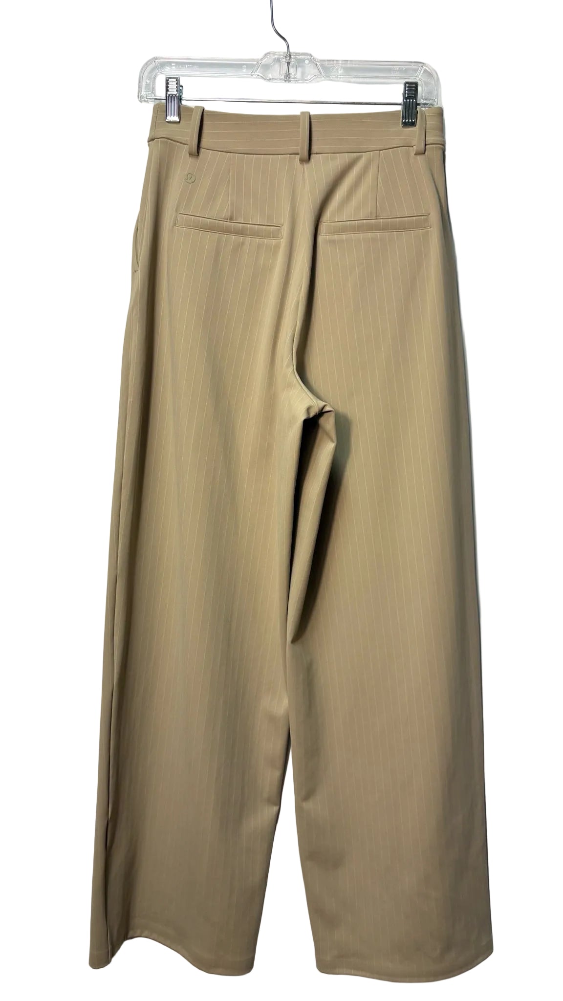 Size S Lululemon Beige White Stripe Ladies Pants