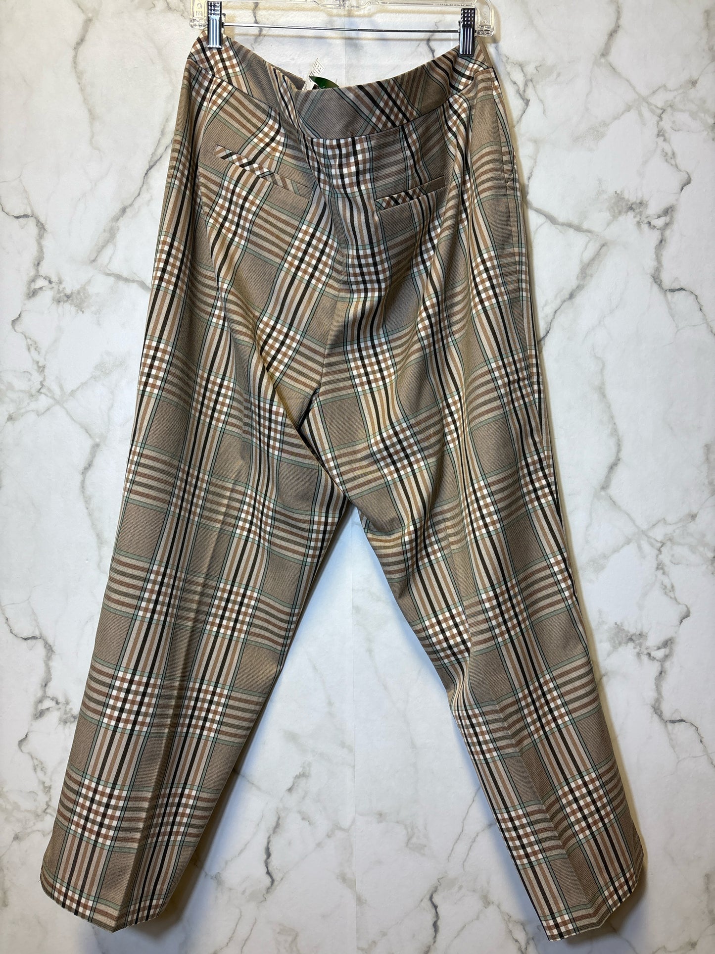 Size 16 Addition Elle Beige Green Ladies Pants