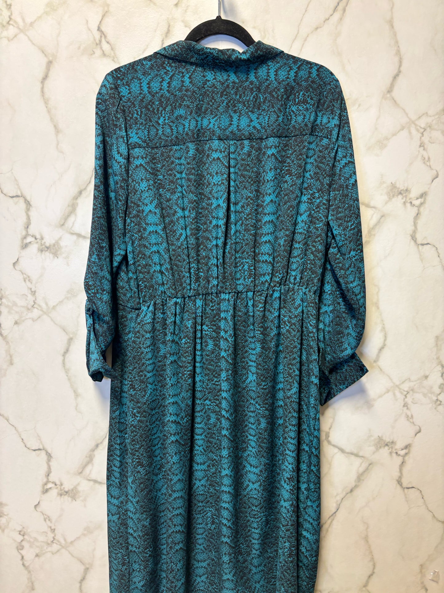 Size XL Reitmans Green Black Brand New Ladies Dress
