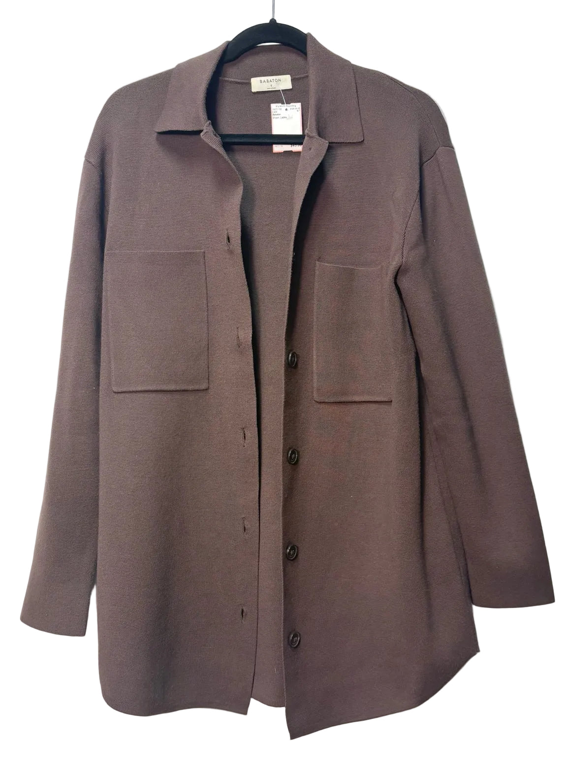 Size S Babaton Brown Ladies Cardi