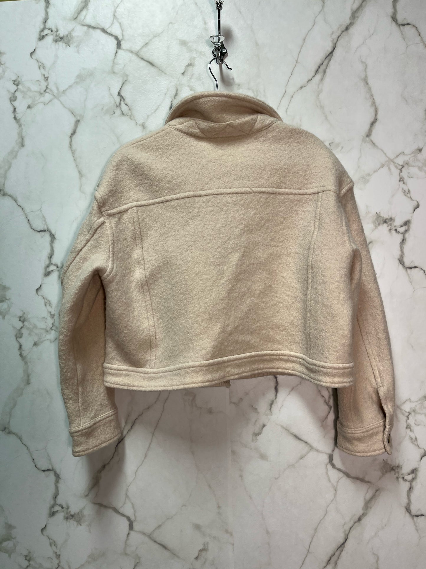 Size 2XL Wilfred Cream Button Up Ladies Top