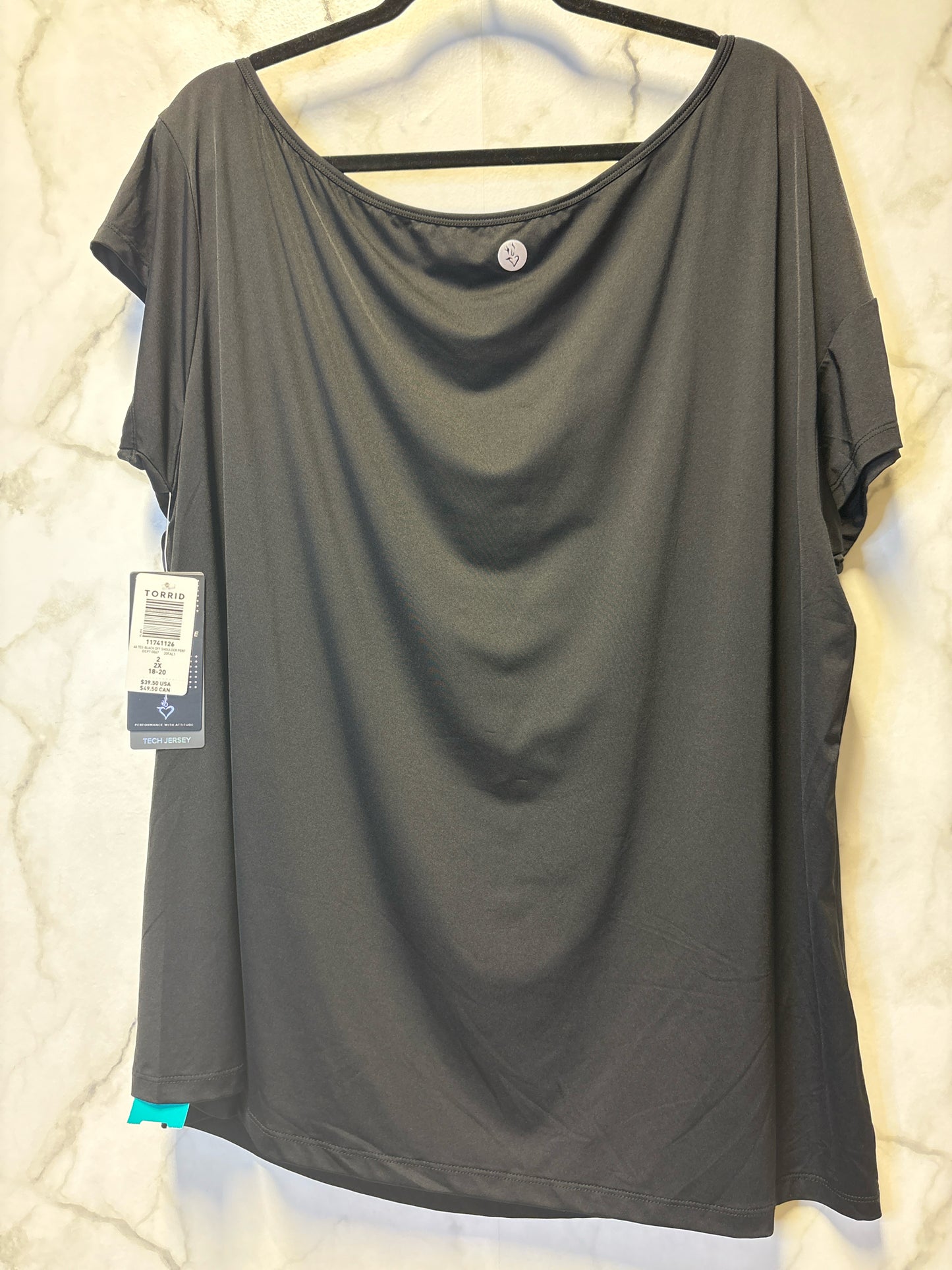 Size 2X Torrid Black Brand New Ladies Top