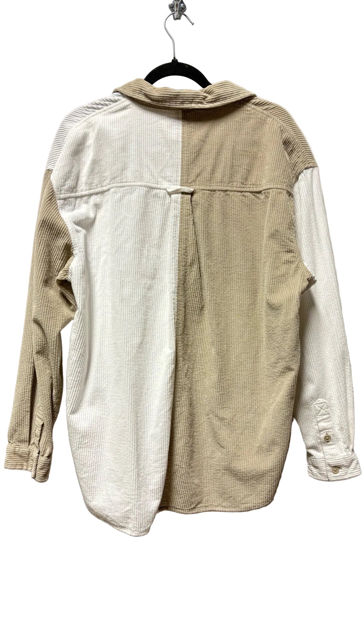 Size L American Eagle Cream Tan Cord Ladies Top