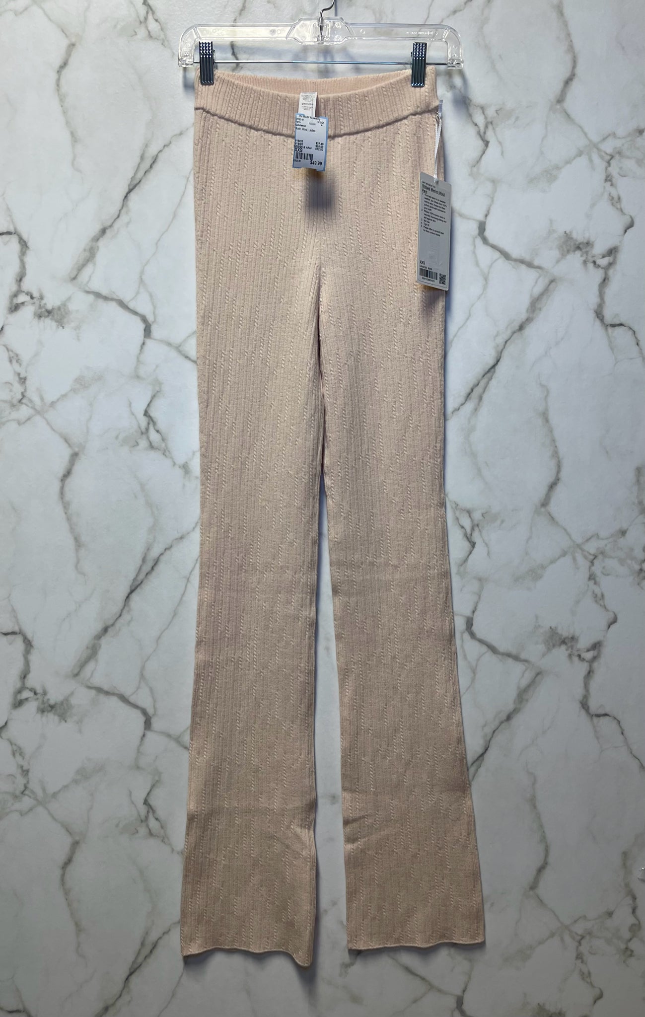 Size XXS Lululemon Blush Wool Ladies Pants