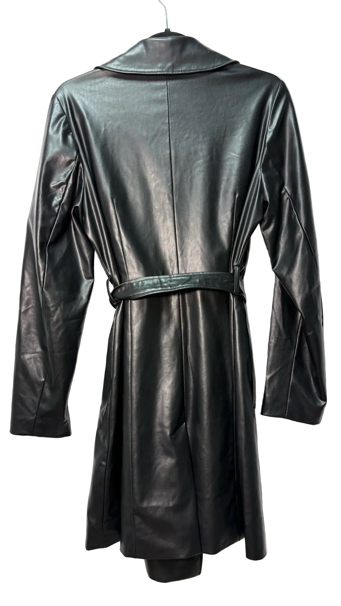 Size M H & M Black Vegan Leather Ladies Jacket