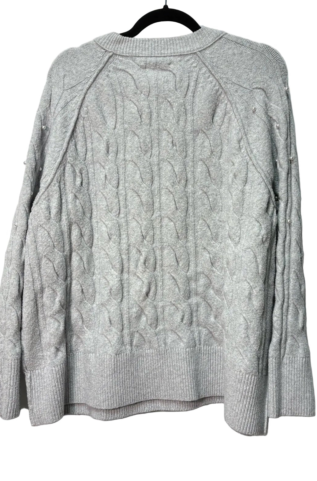 Size L Aerie Grey Pearls Ladies Top