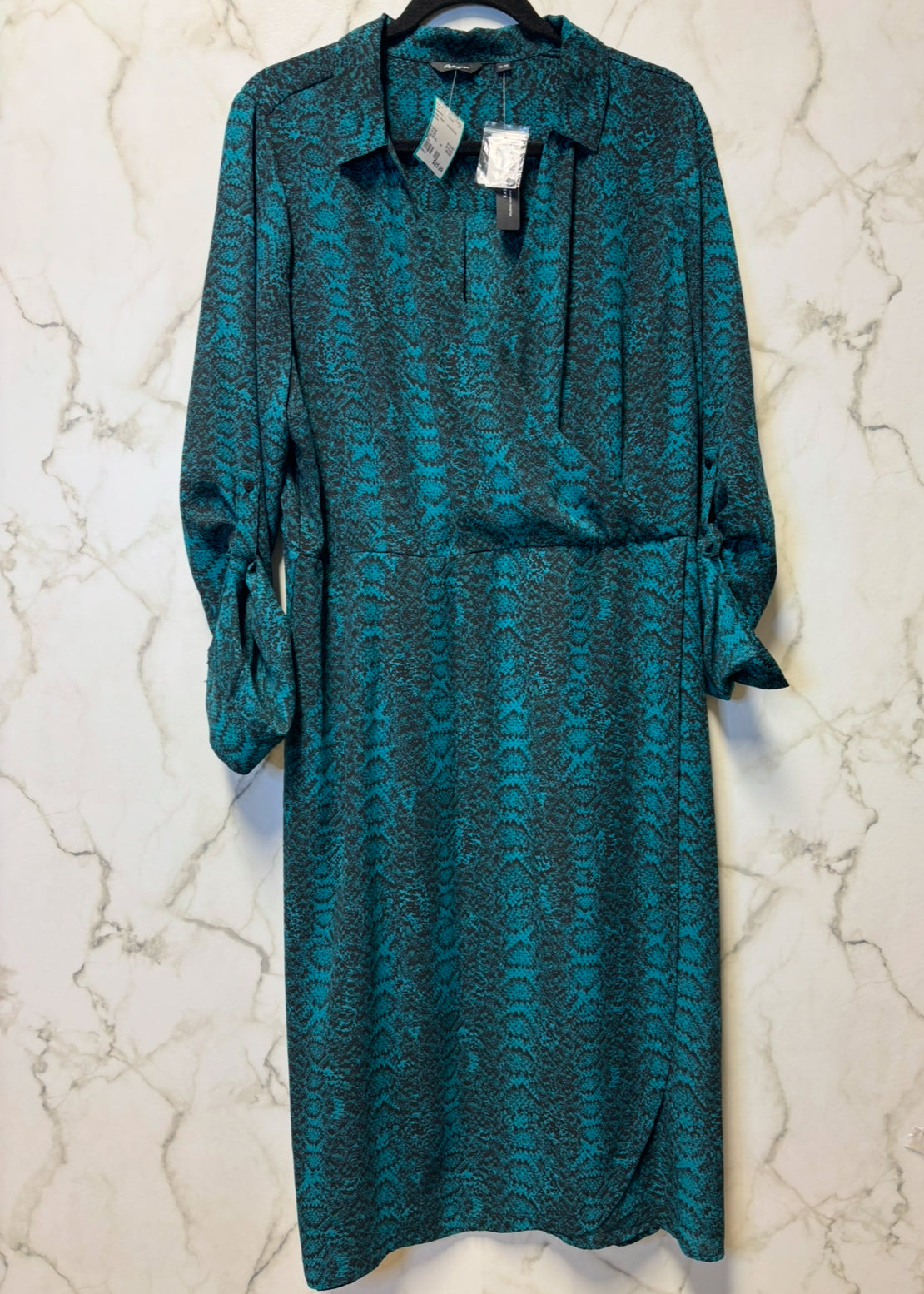 Size XL Reitmans Green Black Brand New Ladies Dress