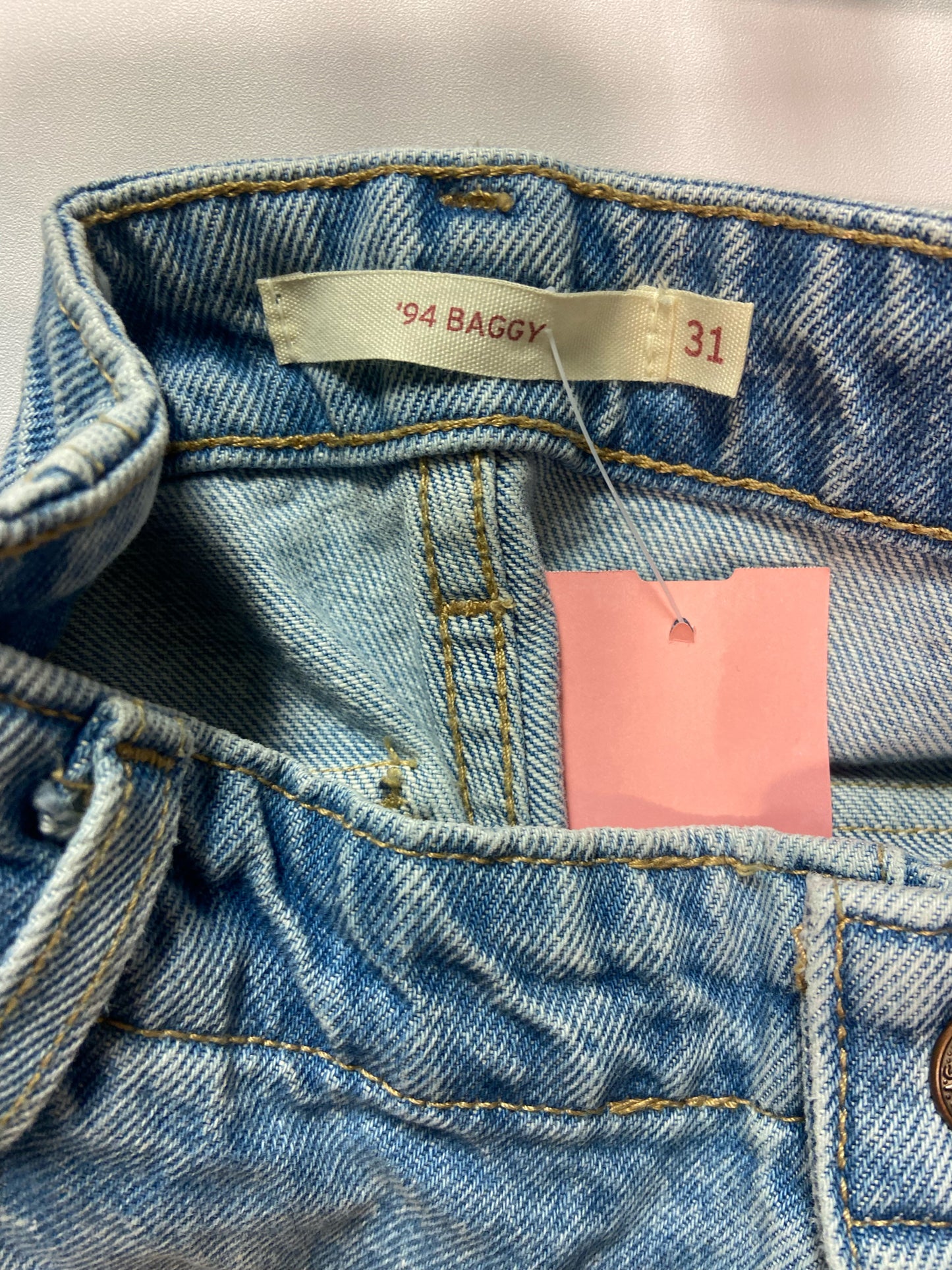 Size 31 Levis Blue Denim Ladies Pants