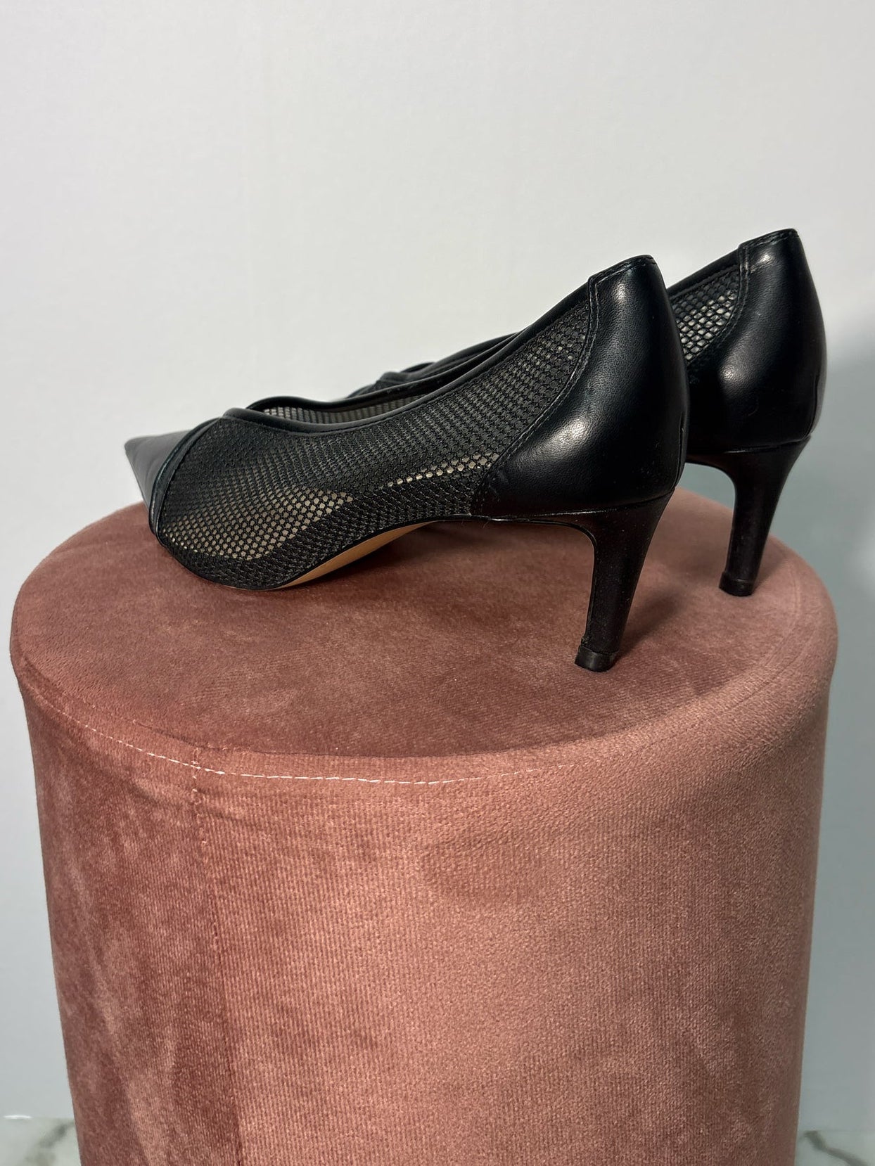 Zara Black Mesh Ladies Footwear/Ladies