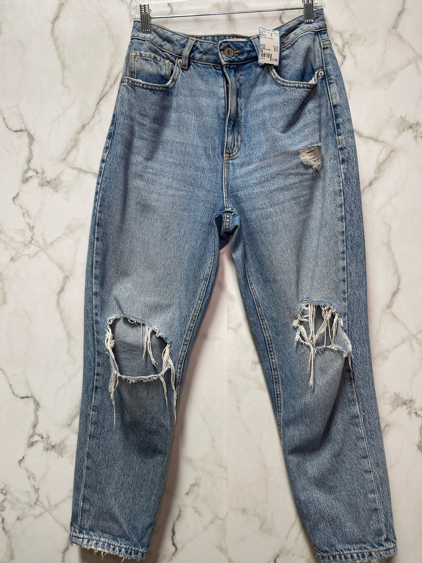 Size 28 Dynamite Blue Denim Ladies Pants