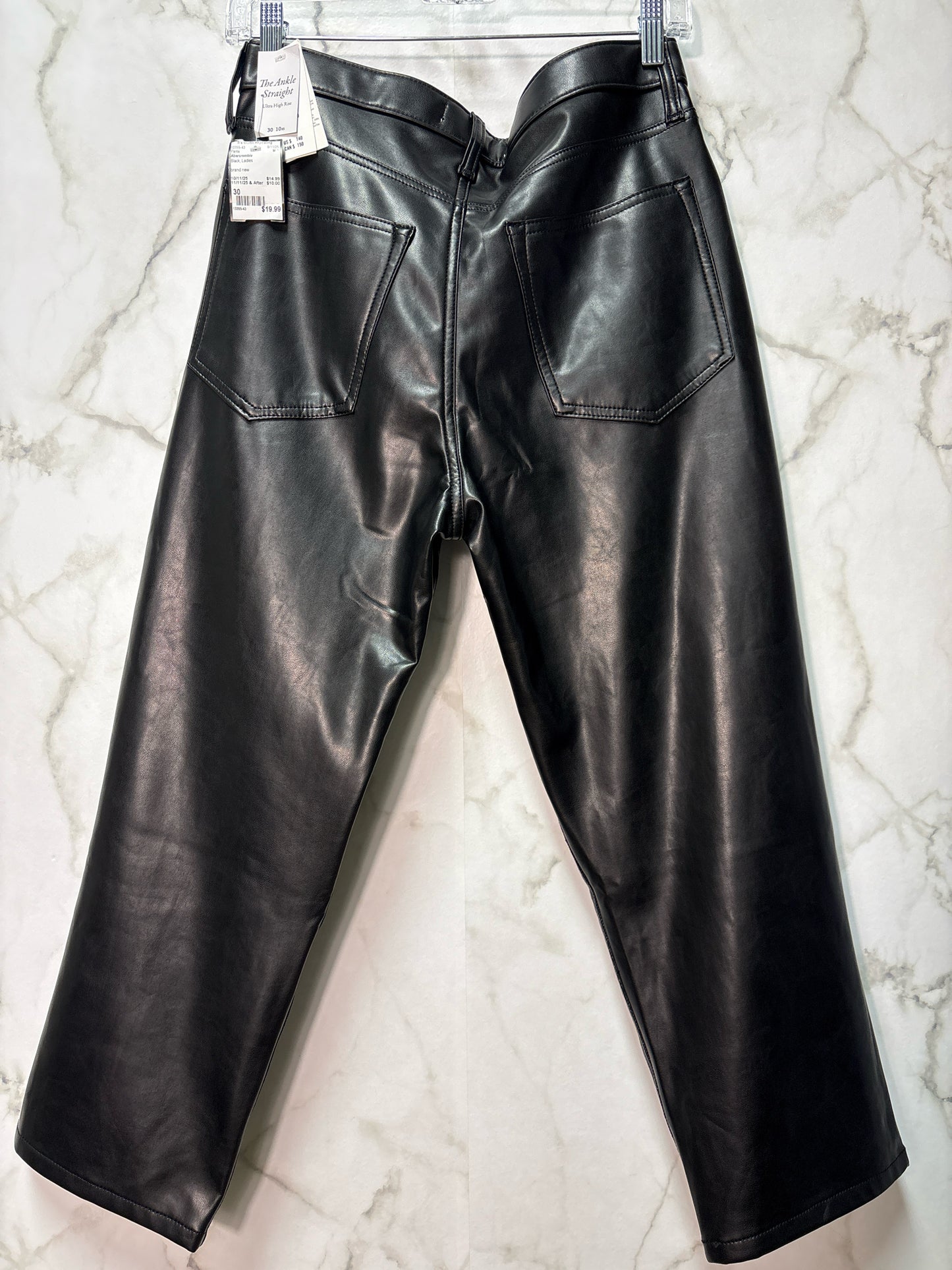 Size 30 Abercrombie Black Ladies Pants