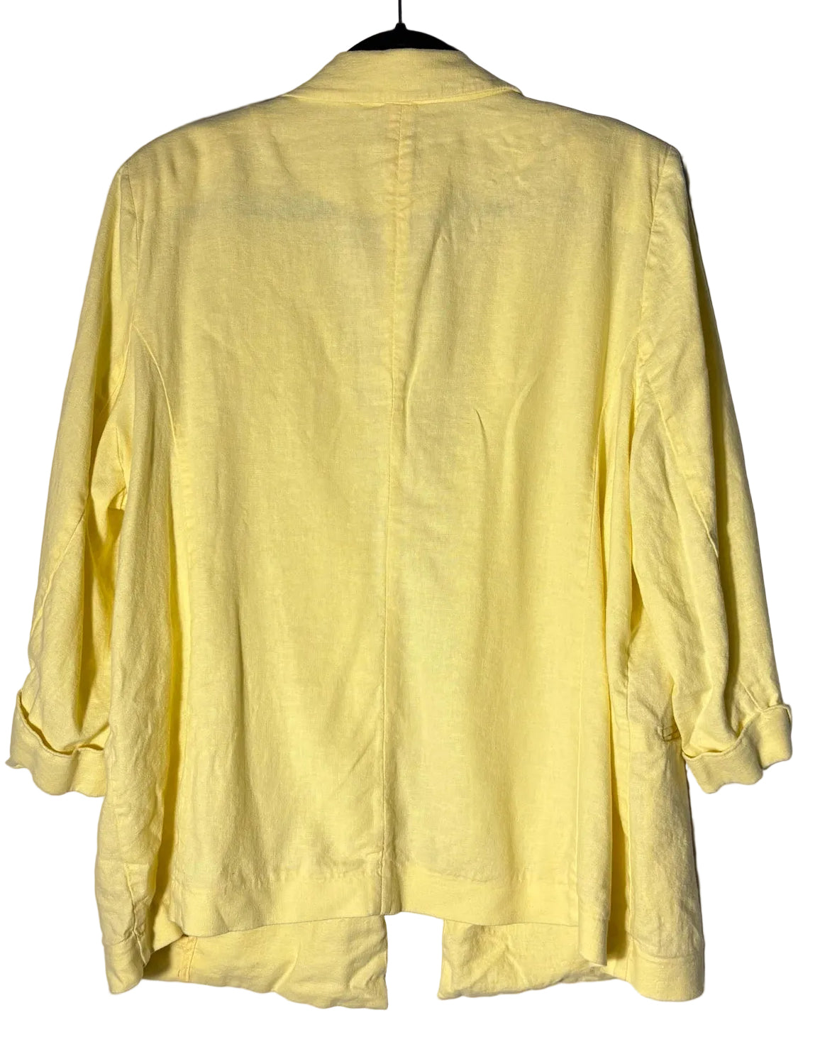 Size 2X Reitmans Yellow Ladies Cardi