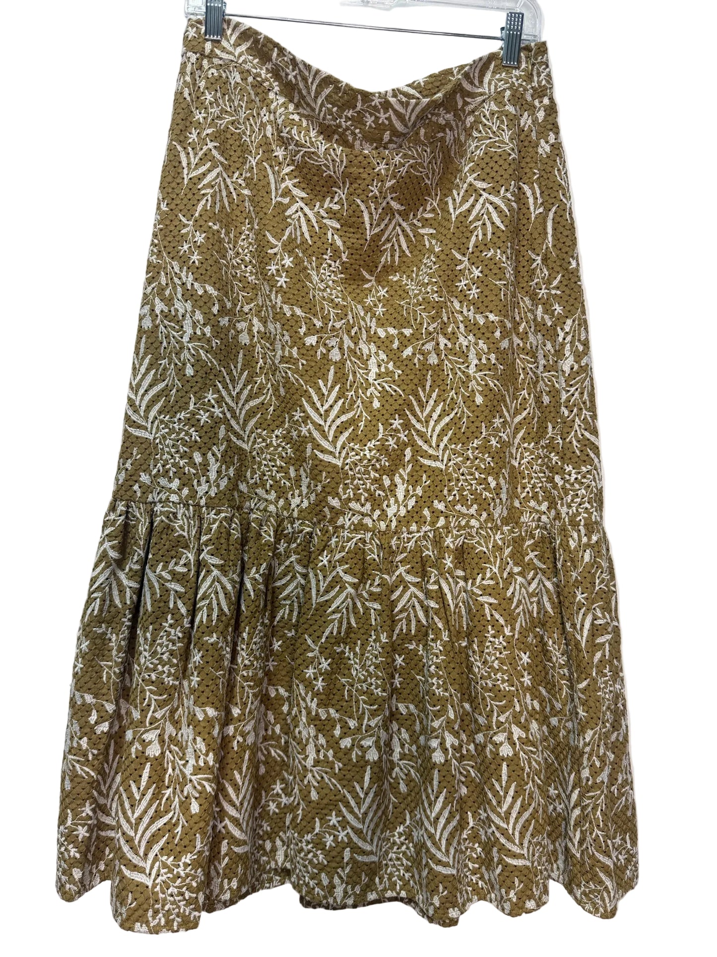 Size XL Zara Green White Ladies Skirt
