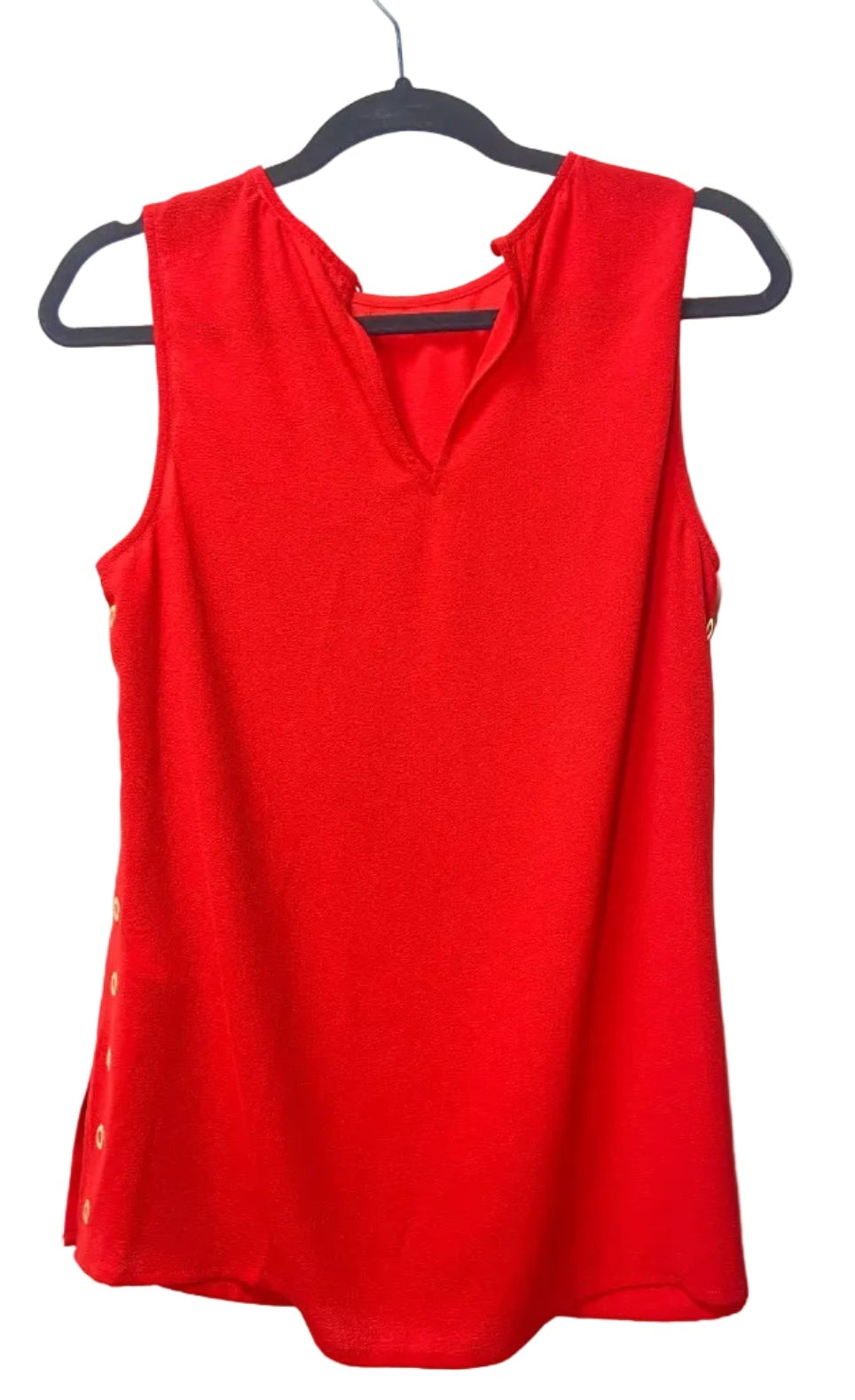 Size M Michael Kors Red Gold Ladies Top