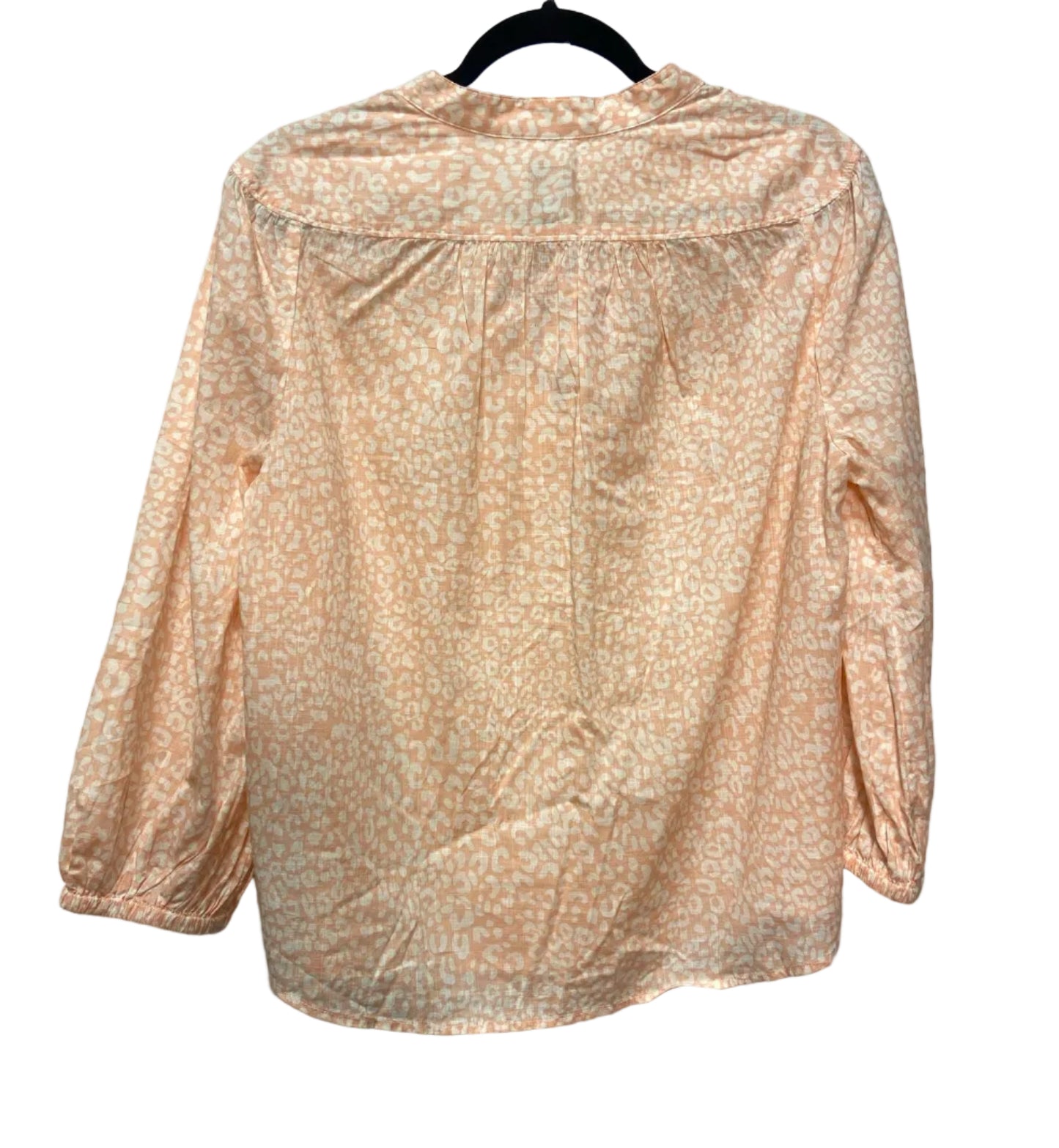 Size M Gap Orange White Animal Print Ladies Top