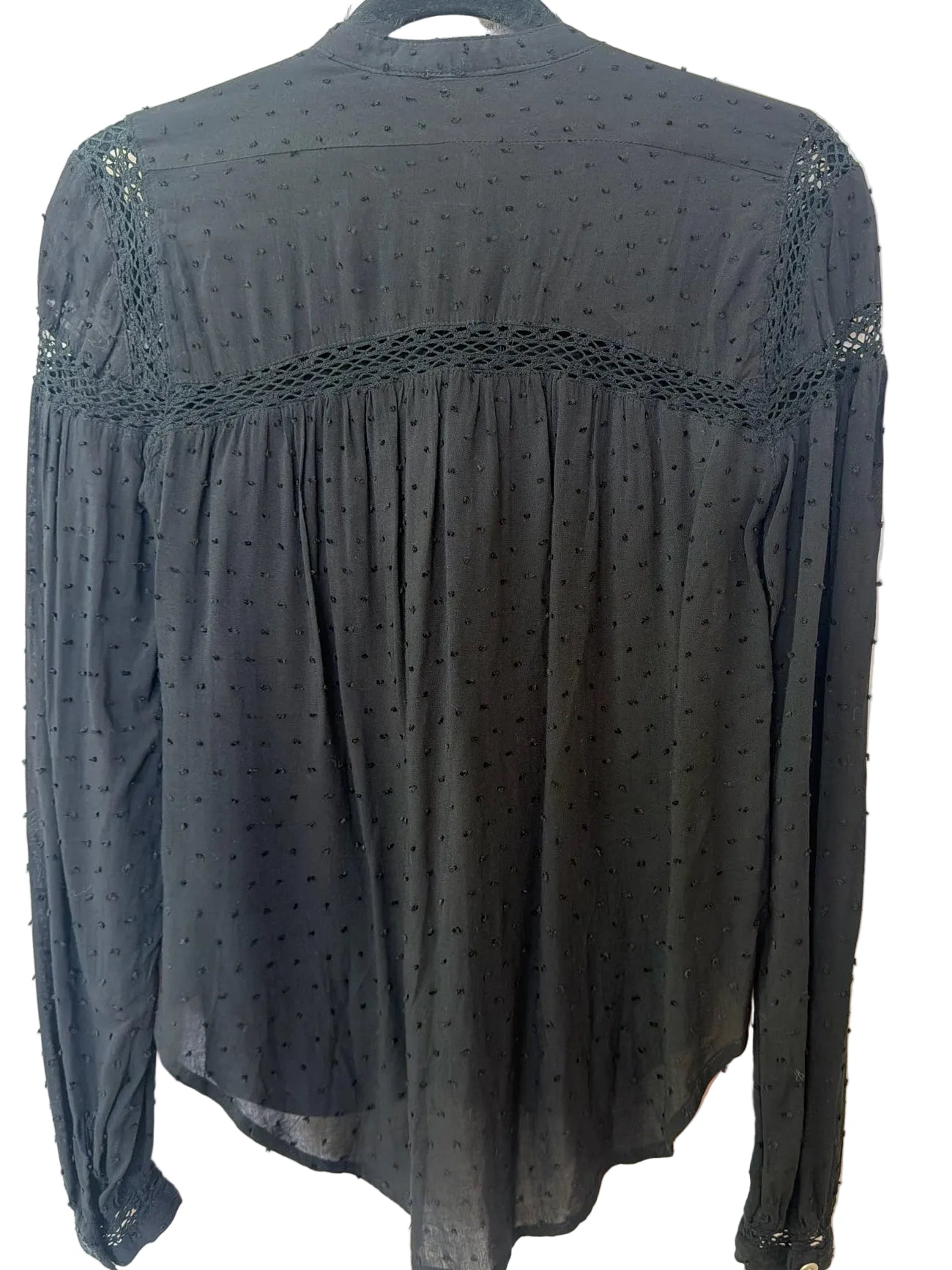 Size XS Free People Black Lace Ladies Top