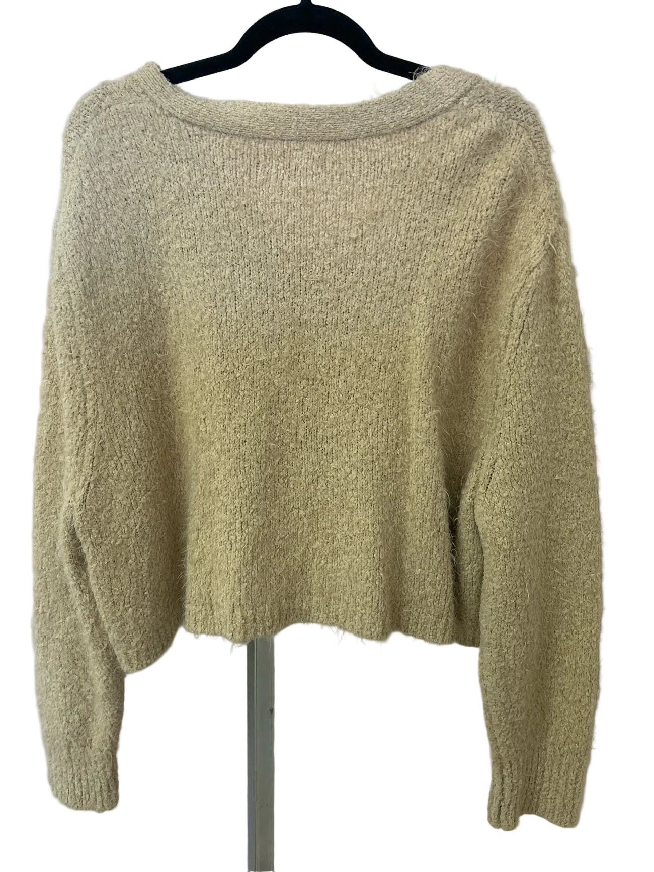 Size L Urban Outfitters Camel Fuzzy Ladies Top