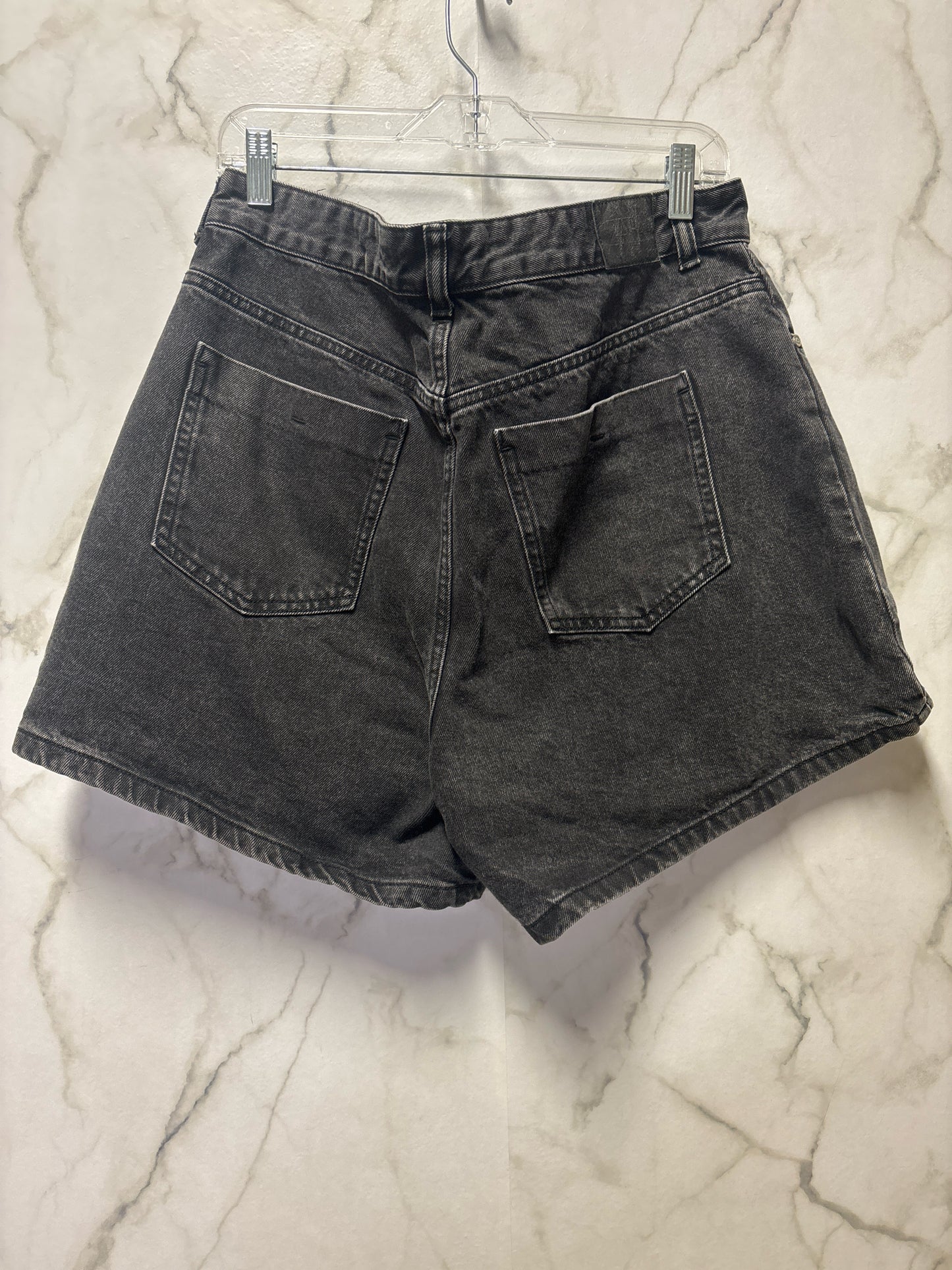 Size 14 Zara Black Denim Ladies Shorts
