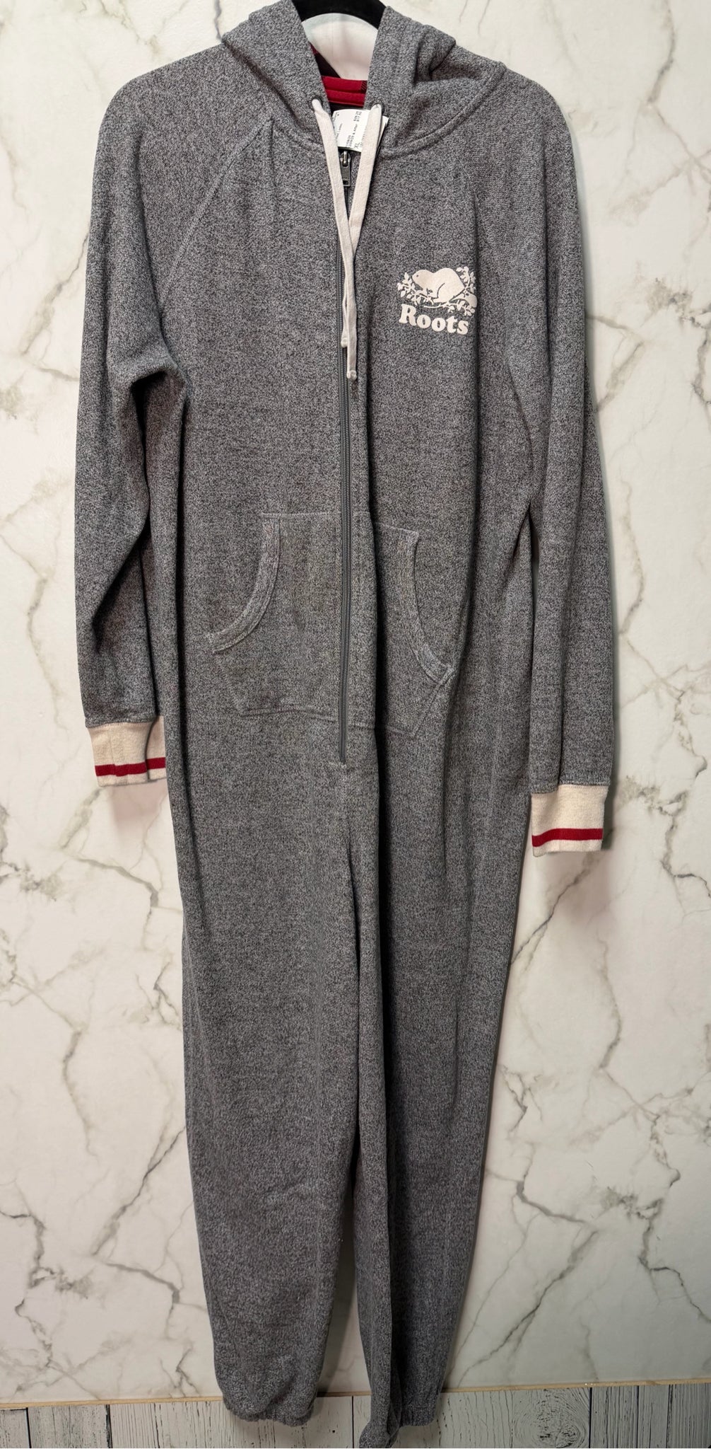 Size XL Roots Grey Red Ladies Romper