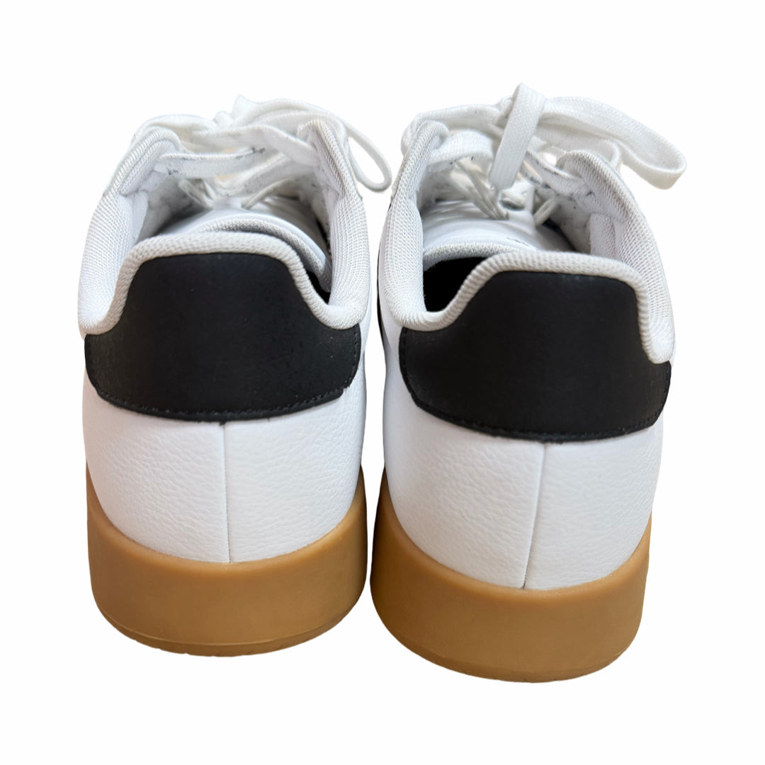 Size 10.5 Adidas White Navy Men's Shoes/Footwear