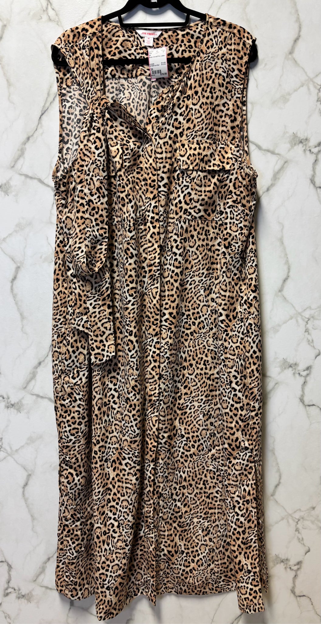 Size 3X Joe Brown Animal Print Ladies Dress