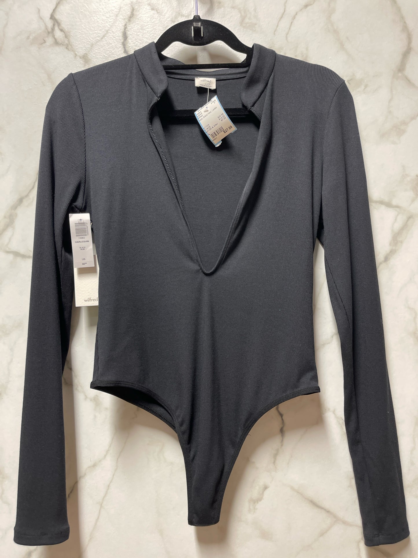 Size L Wilfred Black Brand New Ladies Bodysuit