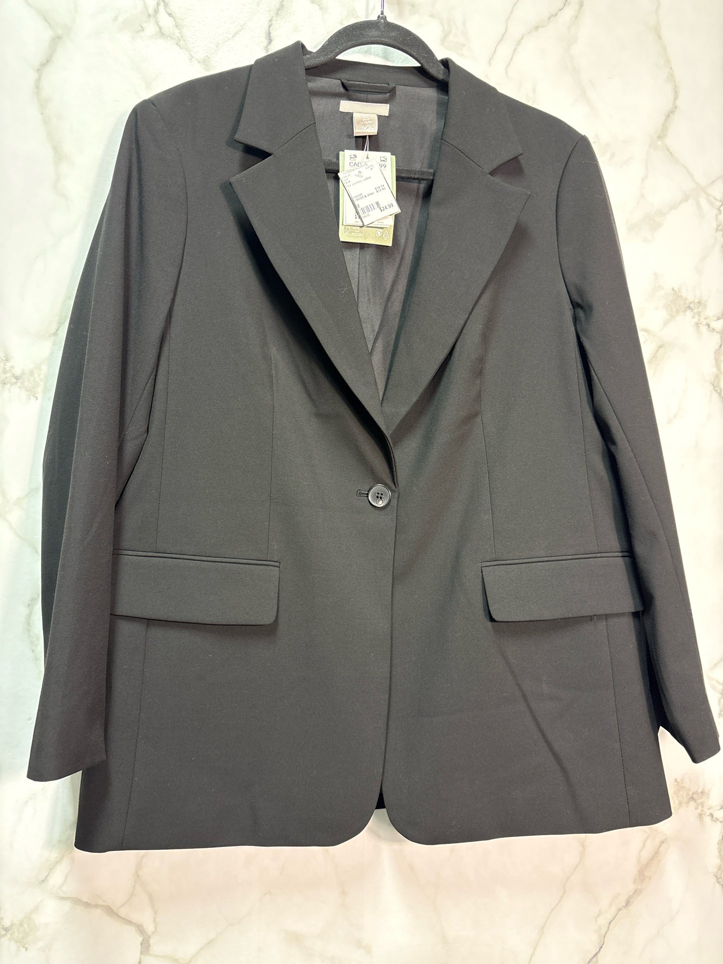 Size M H & M Black pockets Ladies Blazer
