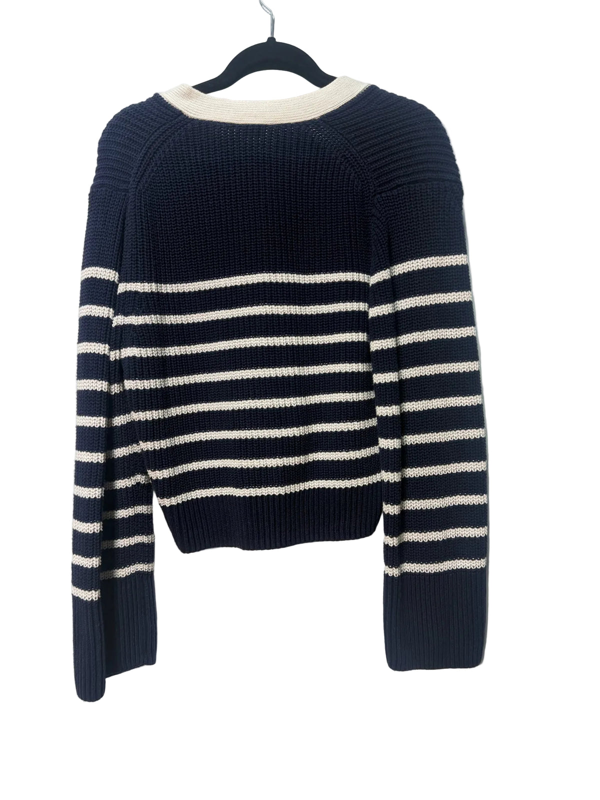 Size S Gap White Navy Stripe Ladies Sweater