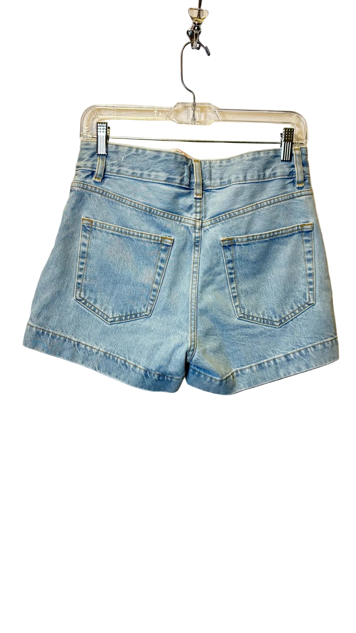 Size 26 Frame Light Blue Ladies Shorts