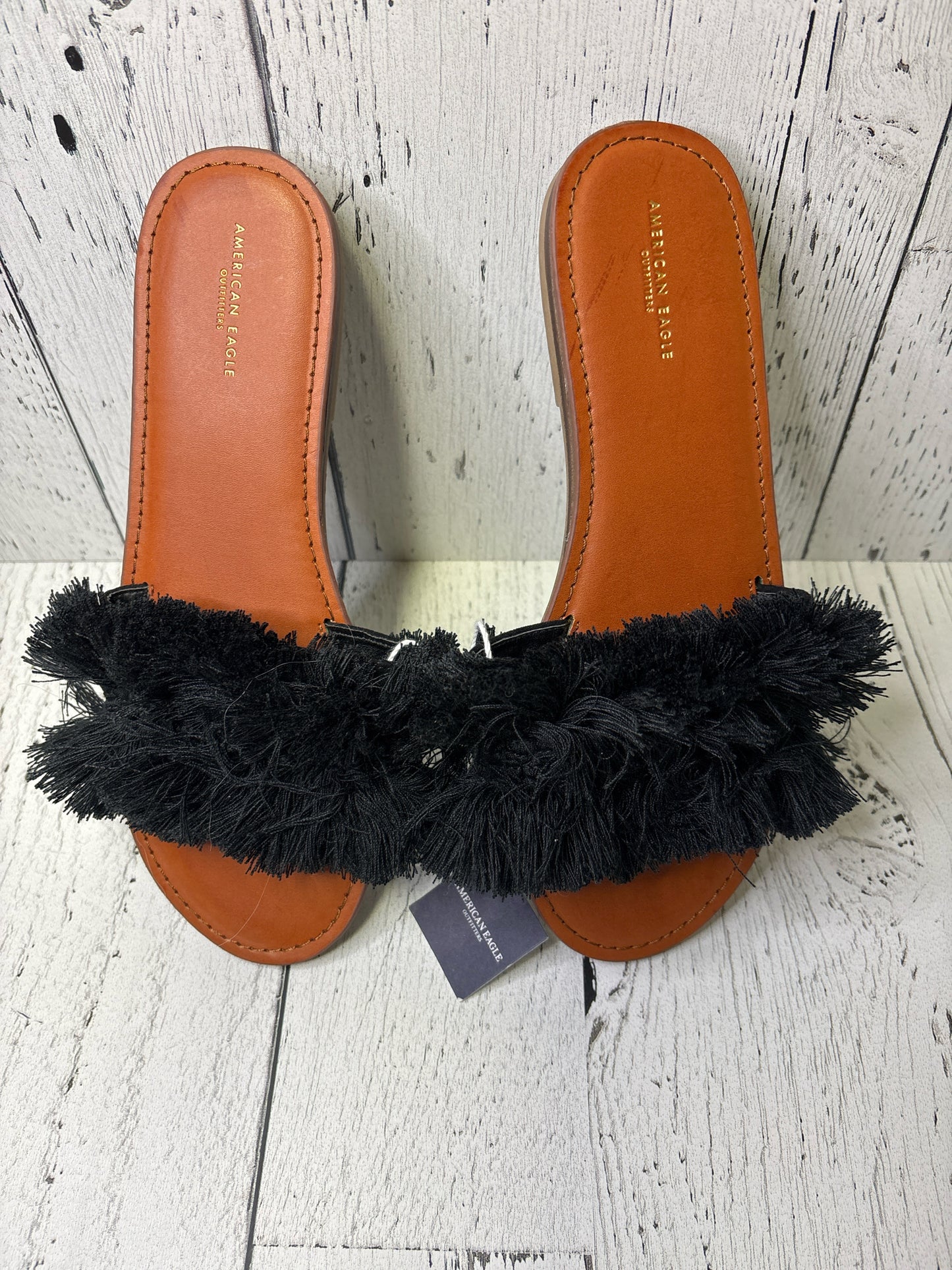 Size 9 American Eagle Black Brand New Ladies Sandals