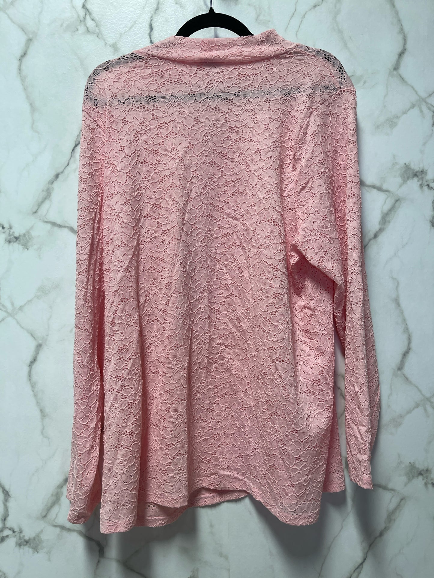 Size 3 Torrid Pink Brand New Lace Ladies Top