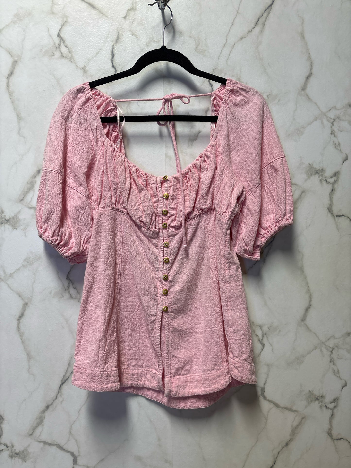 Size S Free People Pink Ladies Top