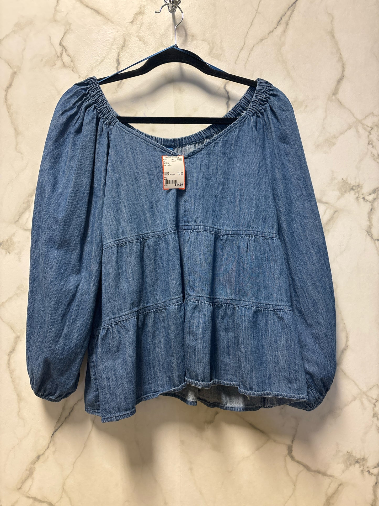 Size XL Old Navy Blue Ladies Top