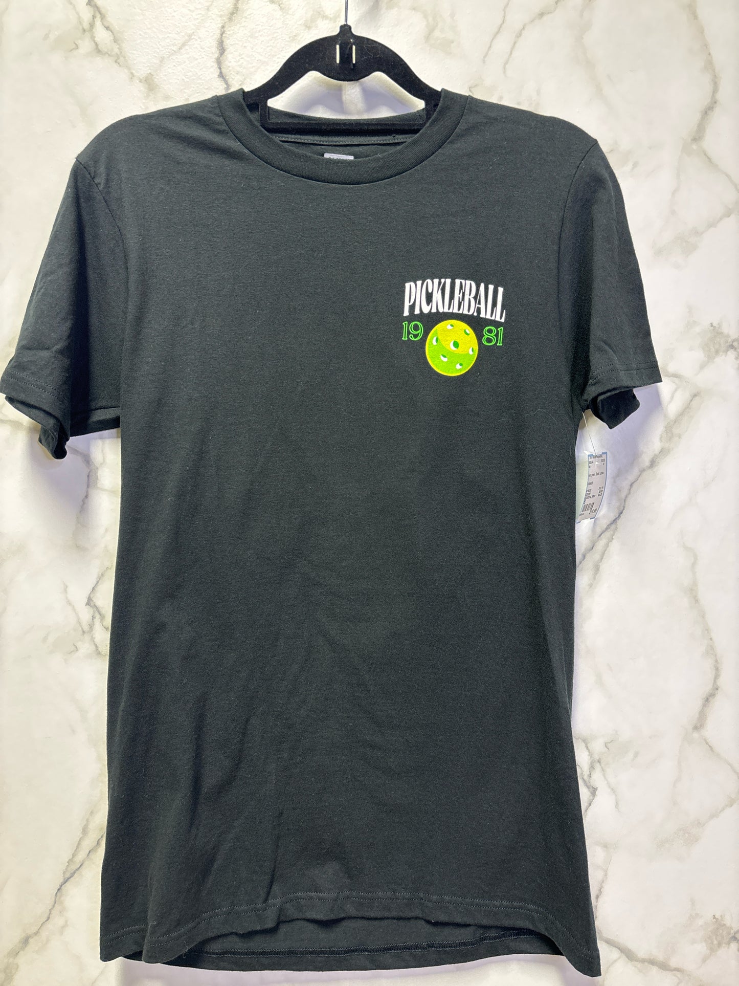Size S neon green Black Ladies Top
