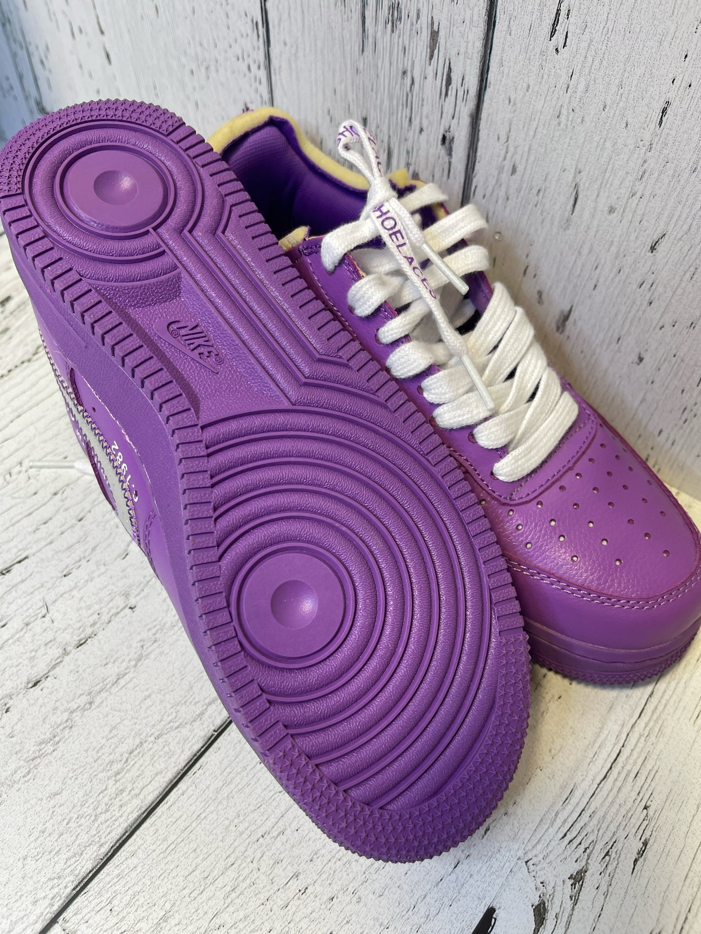 Size 6.5 Nike Purple Silver Footwear/Ladies