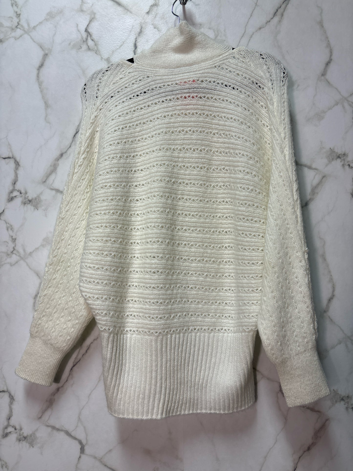 Size L Zara Cream Knit Ladies Sweater